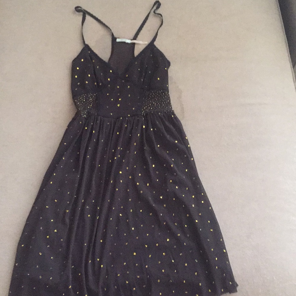 Sparkle and black with mesh boddess kimchi dress